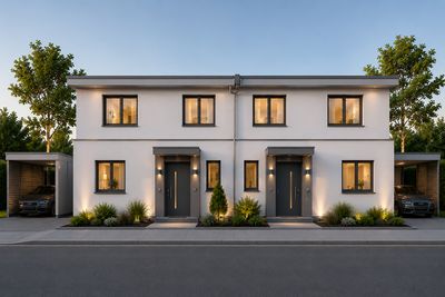 Architekten Doppelhaushälfte in Top Lage