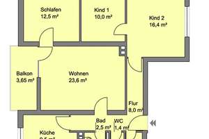 Familienfreundliches Wohnen: 4 Zimmer mit Balkon und Wohlfühlcharakter – Rothenburger Str. 183, 90439 St. Leonhard, Nürnberg – Vorschaubild 14