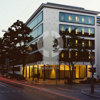 Optimal ausgestattete Büroflächen in bester Lage. combine Transaction.
