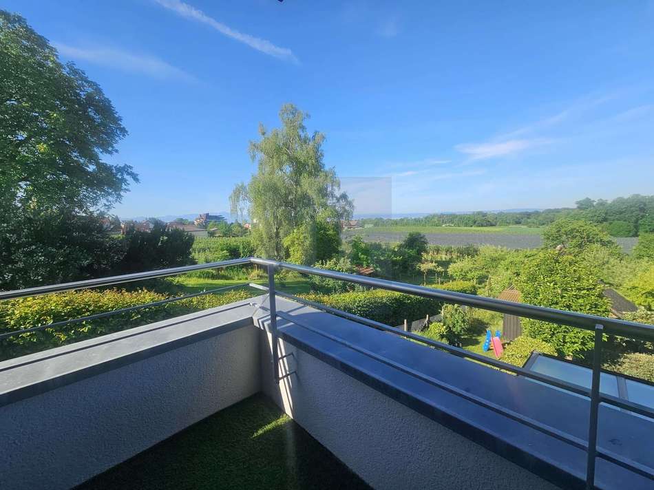 Blick vom Balkon
