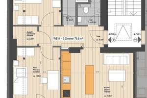 Neugebaute Dachgeschosswohnung mit Südterrasse in Reinickendorf / Mitte – Walderseestraße -, 13407 Reinickendorf (Ortsteil), Berlin – Vorschaubild 22