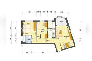 Tauschwohnung: 3 Zimmer Wohnung mit Hund