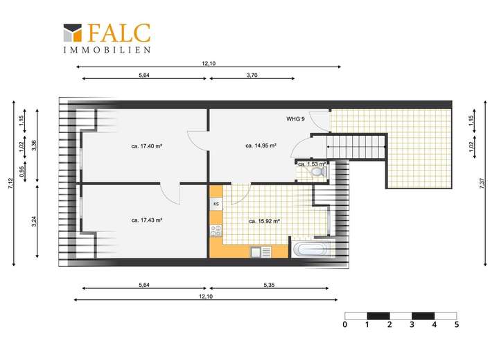 Wohnung Dachgeschoss