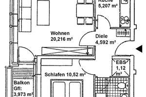Wohnung mit Balkon und Parkett – Bad mit Wanne – EBK möglich – Lohrstraße 26, 9113 Schloßchemnitz, Chemnitz – Vorschaubild 8