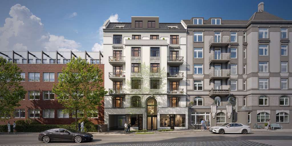 Über den Dächern Hamburgs - einzigartiges Penthouse mit großer Dachterrasse ++Courtagefrei++