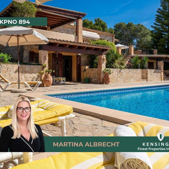 Schönes und ruhiges Anwesen mit Pool und Hügelblick in Font de Sa Cala