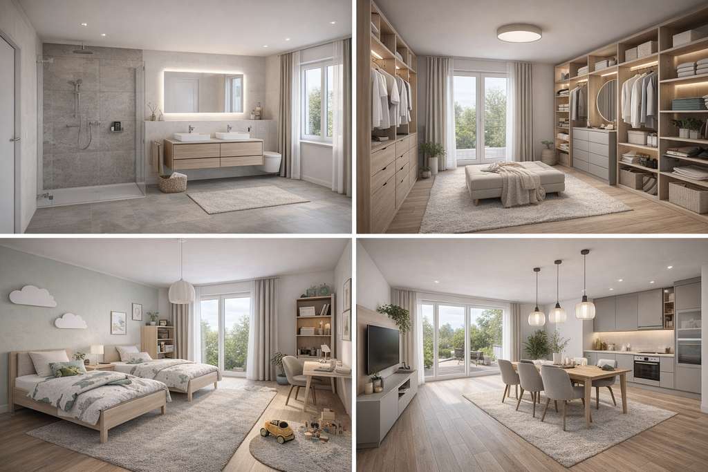 Immobilie in Bondorf - 🏡 Moderne Doppelhaushälfte mit Vollkeller – bezugsfertig in Bondorf - Bild 1