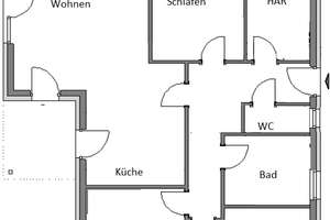 Winkelbungalow-Neubau mit Grundstück, inkl. Bodenplatte, FBH, Lüftung, A+, PV, courtagefrei. – Die vollständige Adresse der Immobilie erhältst du vom Anbieter., 33014 Bad Driburg – Vorschaubild 3