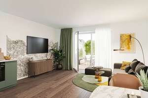 PANDION COSY: 2-Zimmer-Wohnung mit Balkon in grüner Umgebung nahe quirligen Pauliplatz – Die vollständige Adresse der Immobilie erhältst du vom Anbieter., 50933 Braunsfeld, Köln – Vorschaubild 2
