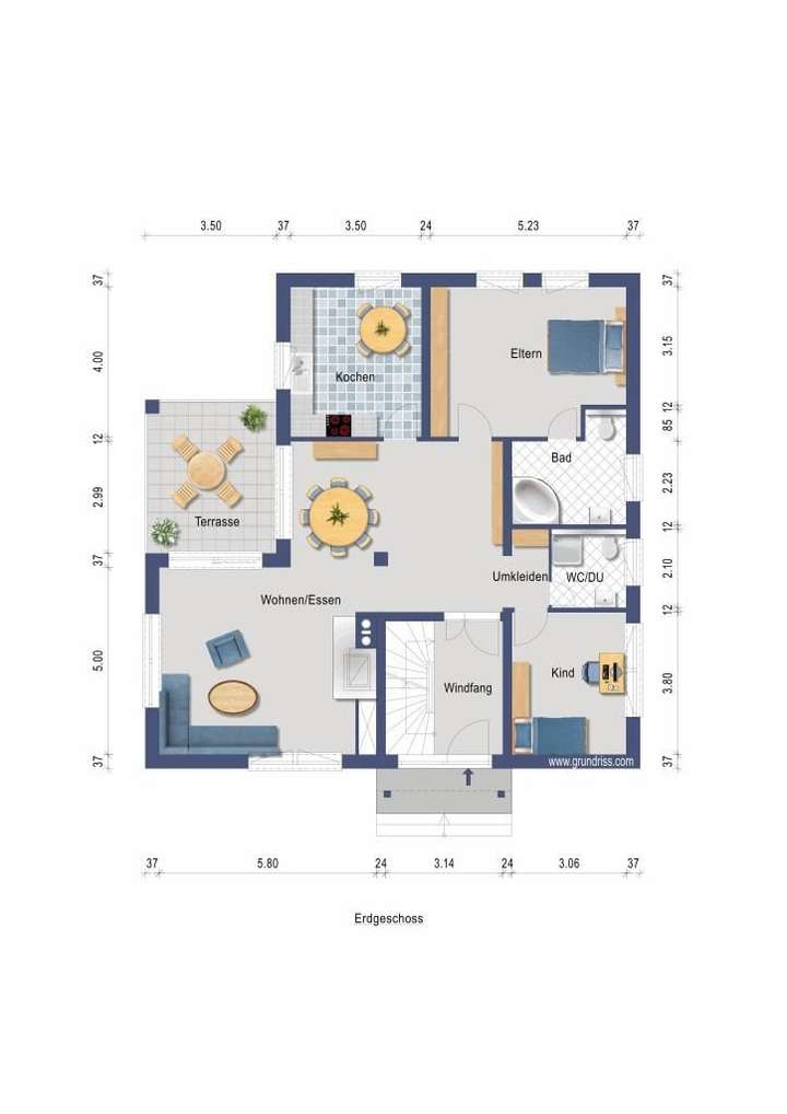 Grundriss Erdgeschoss
