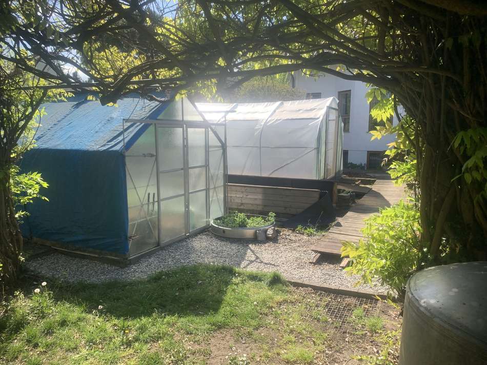 Pflanzgarten / Gewächshäuser
