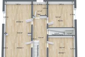Mehrfamilien Haus in Hude / 2 Wohnungen mit 75m² und 114m² - ohne Makler – Ulmenstr. 8, 27798 Hude (Oldenburg) – Vorschaubild 26