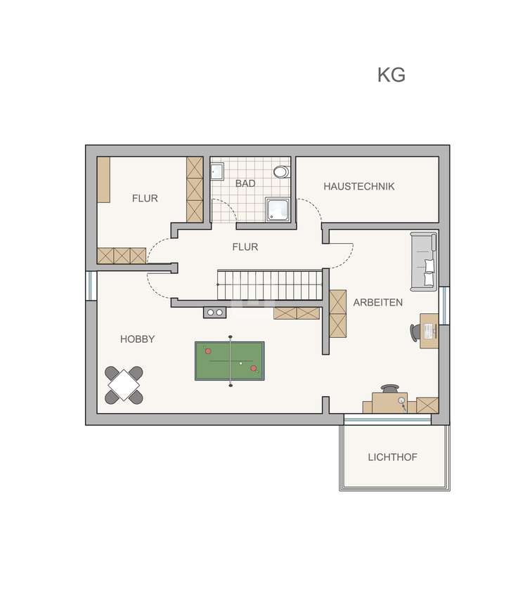 Grundriss Untergeschoss