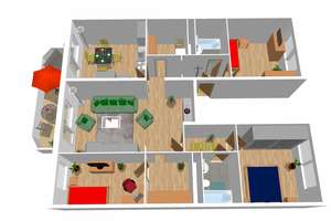 Familienangebot: zwei Bäder mit Wanne und Dusche + super Spielplatz + 5% Kinderrabatt – Friedrich-Viertel-Str. 88, 9123 Hutholz, Chemnitz – Vorschaubild 2