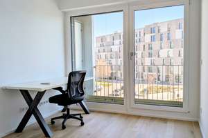 Erstbezug im "Patio Pasing": Löffelfertig möblierte 3-Zimmer-Wohnung mit Loggia & Home-Office – Hermine-von-Parish-Straße 49, 81245 Neupasing, München – Vorschaubild 6
