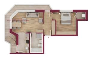 Provisionsfreier Neubautraum! Stylische 2-Zimmer-Oase mit 2-Seiten-Balkon in Leipzig / Connewitz – Wolfgang-Heinze-Straße 36 WE29, 4277 Connewitz, Leipzig – Vorschaubild 2