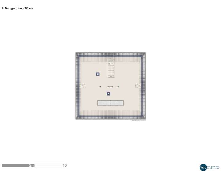 2. Dachgeschoss-Bühne