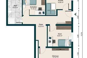 3-Zimmer-Wohnung mit eigenem Zugang, Terrasse und Garten in beliebter Lage von Wolfsburg – Die vollständige Adresse der Immobilie erhältst du vom Anbieter., 38446 Neindorf, Wolfsburg – Vorschaubild 8
