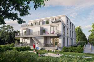 Barrierefrei ins Traumzuhause: 3-Zimmer-EG-Wohnung mit Balkon und Gartenanteil - WE03 – Altdorfer Straße 12, 12205 Lichterfelde, Berlin – Vorschaubild 1