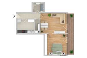 Erstbezug nach Sanierung - Sonnige 2-Zimmerwohnung mit Balkon – 81735 Neuperlach, München – Vorschaubild 11