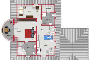 Ansprechendes Einfamilienhaus mit Doppelgarage in Eversten – Die vollständige Adresse der Immobilie erhältst du vom Anbieter., 26131 Eversten, Oldenburg (Oldenburg) – Vorschaubild 36