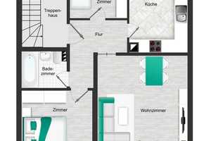 Charmantes Reihenmittelhaus mit 2 Wohneinheiten – Ostalbkreis – Vorschaubild 23
