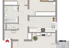 Gepflegte 3-Zimmer-Wohnung mit Balkon, Aufzug und Tiefgarage in Koblenz-Metternich - provisionsfrei – Am Brünnchen 2, 56072 Metternich, Koblenz – Vorschaubild 20