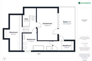 Hausgefühl – Kamin, Whirlpool, 2 Balkone, 2 Bäder & Garage in der großzügigen Maisonette in Syburg – Die vollständige Adresse der Immobilie erhältst du vom Anbieter., 44265 Syburg, Dortmund – Vorschaubild 17