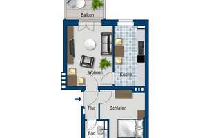 Deine Wohnung in Magdeburg-Cracau – 39114 Cracau, Magdeburg – Vorschaubild 2