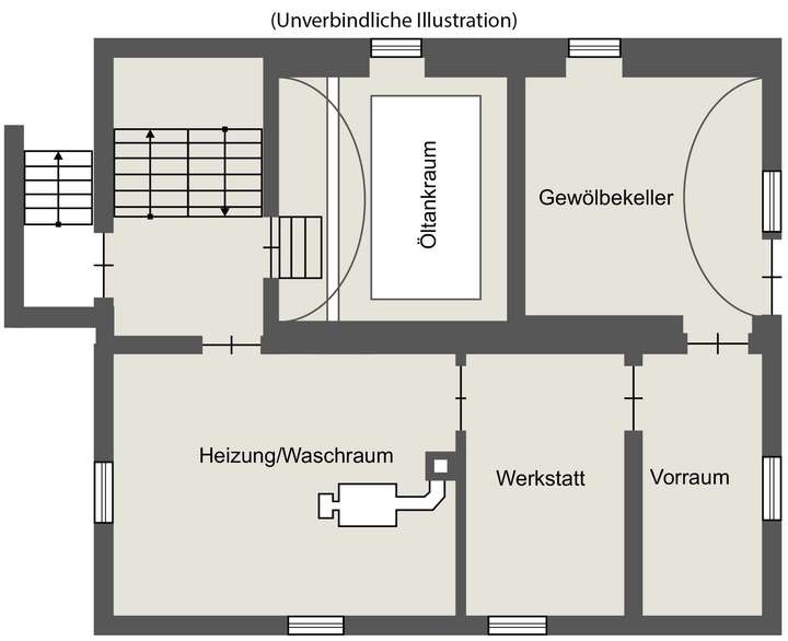 Grundriss Untergeschoss