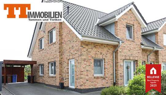 Bild von TT bietet an: Moderne Doppelhaushälfte in Schortens  Ruhige Lage mit sonniger Terrasse!