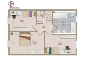 Neubau in ruhiger Lage von Kreuzau – modernes Einfamilienhaus mit großem Garten – Die vollständige Adresse der Immobilie erhältst du vom Anbieter., 52372 Kreuzau – Vorschaubild 8