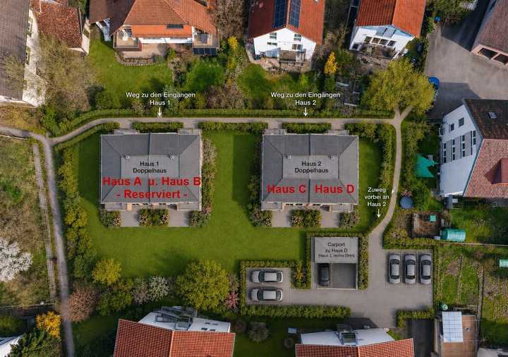 Zwei Doppelhaushälften noch frei - Modernes Wohnen in ruhiger Innenstadtlage von Markdorf