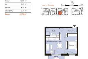 Attraktive 2-Zimmer-Wohnung mit Balkon in Pankow – Die vollständige Adresse der Immobilie erhältst du vom Anbieter., 13187 Pankow (Ortsteil), Berlin – Vorschaubild 12