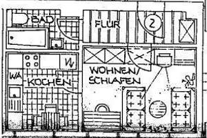 NEU-Sanierte 1-Zimmer mit Wannenbad, Vinylboden und EBK mgl. auf dem Kaßberg! – Henriettenstraße 77, 9112 Kaßberg, Chemnitz – Vorschaubild 4