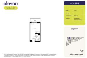 1-Zimmer-Apartment mit Möblierung im elevon – Schultzweg 2, 20097 Hammerbrook, Hamburg – Vorschaubild 11