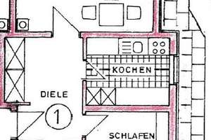 Helle 2-Zimmer-Wohnung mit Terrasse, Einbauküche und großem Keller in Nürnberg-Fischbach – Tolstoistraße 38, 90475 Fischbach, Nürnberg – Vorschaubild 3