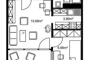 Frisch renovierte 2-Zimmer-Wohnung in Damstadt-Kranichstein – Gruberstraße 12, 64289 Kranichstein, Darmstadt – Vorschaubild 4