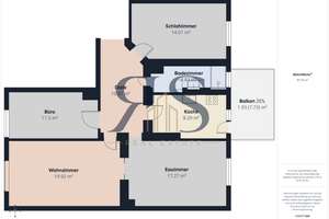 Exklusives Altbaujuwel in der Südstadt! 4 Zimmer, Balkon & Gartenmitbenutzung – Die vollständige Adresse der Immobilie erhältst du vom Anbieter., 30171 Südstadt, Hannover – Vorschaubild 9