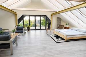 Maisonette-Wohnung mit Loft-Charakter Loggia und 107 m² Tiefgarage in Dresden-Bühlau!
