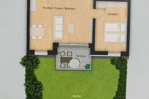 Moderne 2-Zimmer Wohnung mit schönem Garten, Nähe Rednitzgrund – 90763 Nördliche Südstadt, Fürth – Vorschaubild 16