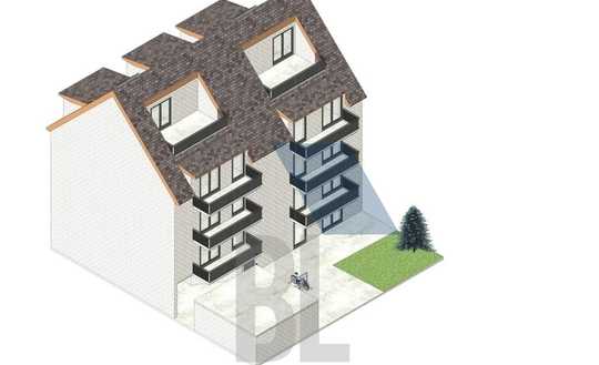 Große, lichtdurchflutete 138,55 qm Maisonette-Wohnung mit Balkon und Dachterrasse