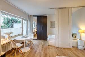 TOP-Renovierte  1 - Zi-Wohnung mit Terrasse , komplett möbliert und ausgestattet – Die vollständige Adresse der Immobilie erhältst du vom Anbieter., 81477 Solln, München – Vorschaubild 4
