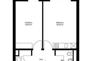 EICHE43 + Neubau zwischen Stadt und Grün + 2-Zimmer-Eigentumswohnung – Die vollständige Adresse der Immobilie erhältst du vom Anbieter., 24116 Schreventeich, Kiel – Vorschaubild 6