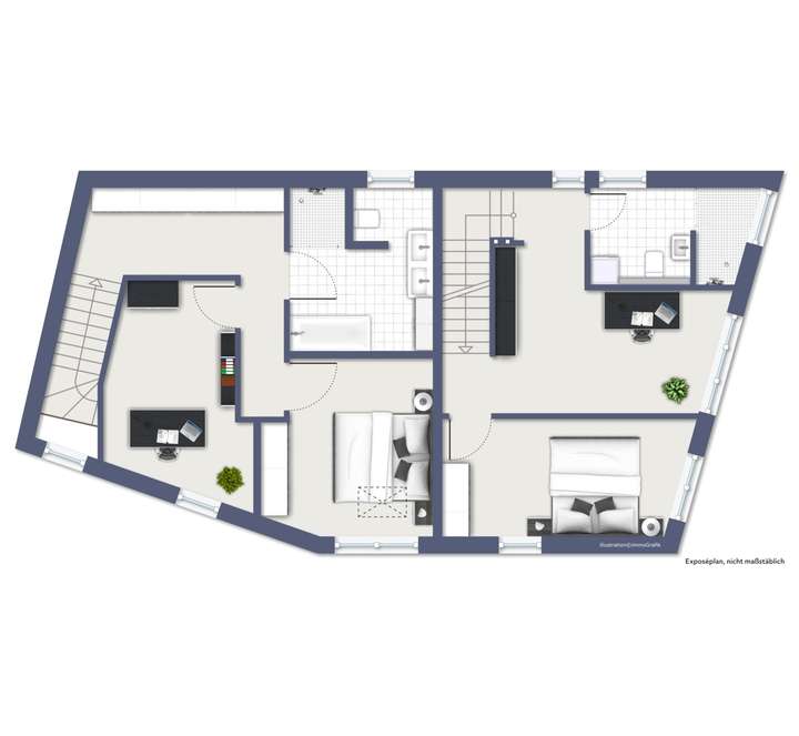 Grundriss Obergeschoss