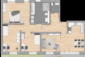 KFW 55 NEUBAU | 4-Zi. mit Gäste-WC und Süd-Balkon | Bezugsfertig Sommer 2026 – Watermannsweg 33 g, 44866 Wattenscheid-Mitte, Bochum – Vorschaubild 9