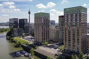 WIN WIN - Einzigartige 3-Zi. Wohnung mit freiem Stadtblick im Medienhafen – Die vollständige Adresse der Immobilie erhältst du vom Anbieter., 40221 Hafen, Düsseldorf – Vorschaubild 2