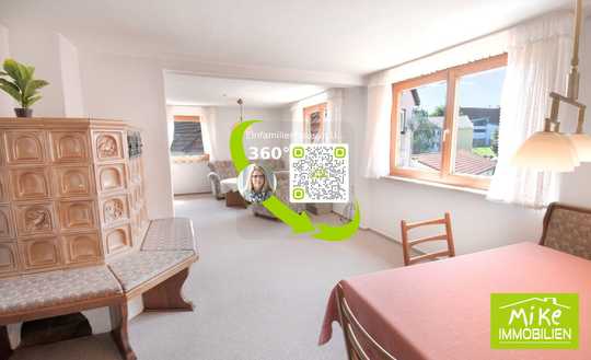 Mein neues Zuhause!  Gepflegtes Einfamilienhaus mit Kachelofen, Freisitz & Garage