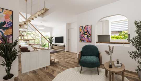 Bild von Wohlfühlhaus mit überdachter Terrasse, ausgebautem Spitzboden und Garage in Kirchweyhe