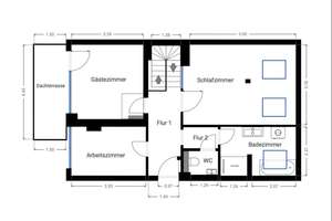 Großzügige Altbau-Maisonette im Chamisso-Kiez mit weitem Blick über Berlin - Dachterrasse, saniert – Die vollständige Adresse der Immobilie erhältst du vom Anbieter., 10965 Kreuzberg, Berlin – Vorschaubild 12